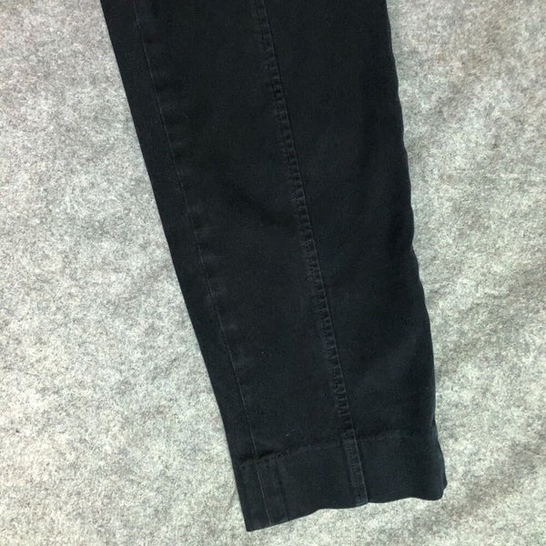 NYDJ Womens Pants 2 Black Chino Slim Ankle Cropped Buckle Career Solid Casual
