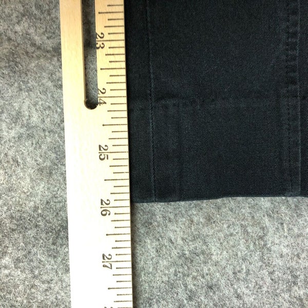 NYDJ Womens Pants 2 Black Chino Slim Ankle Cropped Buckle Career Solid Casual