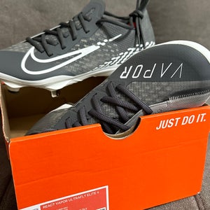Gray New Metal Low Top Nike React Vapor Ultrafly Elite 4 SZ 7.5
