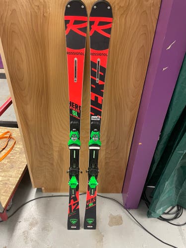 Used 157 cm With Bindings Hero FIS SL Pro Skis