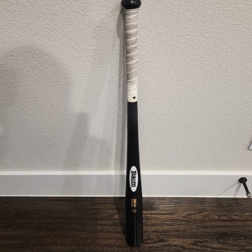 Used BBCOR Certified 2023 Baum Wood Composite Gold Stock Bat (-3) 29.5 oz 32.5"