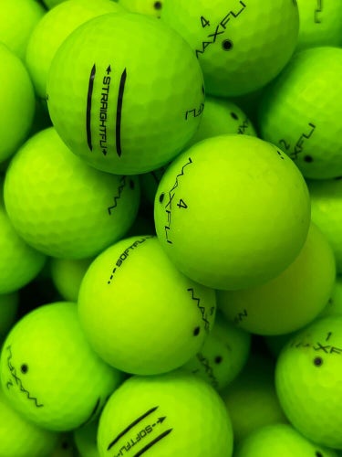 15 Green Matte Finish Max Fli Near Mint AAAA Golf Balls..  soft-fli/straight-fli