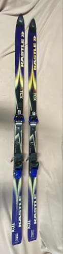 Used Unisex Kastle 193 cm Racing TCX04 Skis With Bindings