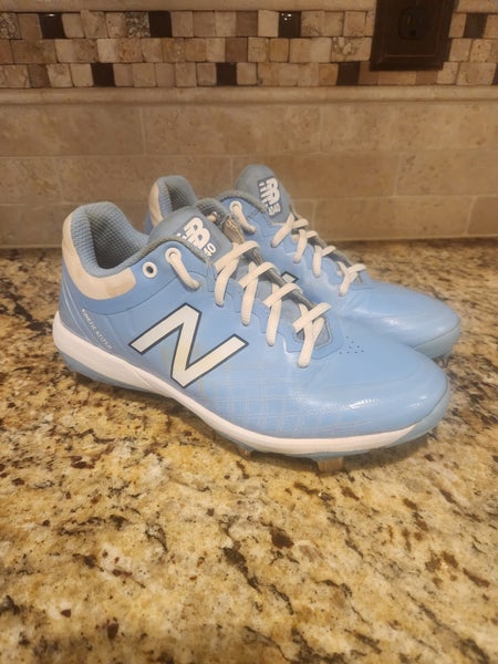 Powder Blue New Balance 4040 Metal Cleats - Size 7.0 (Women's 8.0)