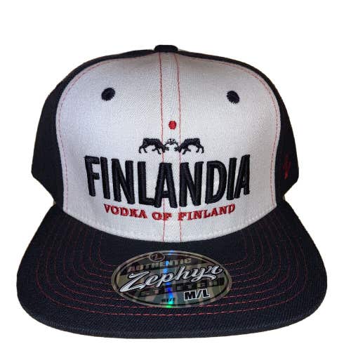 Zephyr Finlandia Vodka Of Finland Fitted Hat Cap Size M/L Rare **SAMPLE**