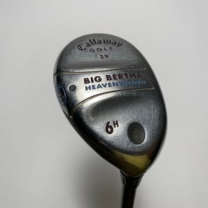 Callaway Big Bertha Heavenwood 6 Hybrid 29* Big Bertha Gems 55 Ladi