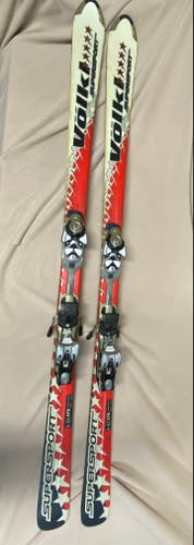 Used Unisex Volkl 175 cm All Mountain supersport Skis With Bindings