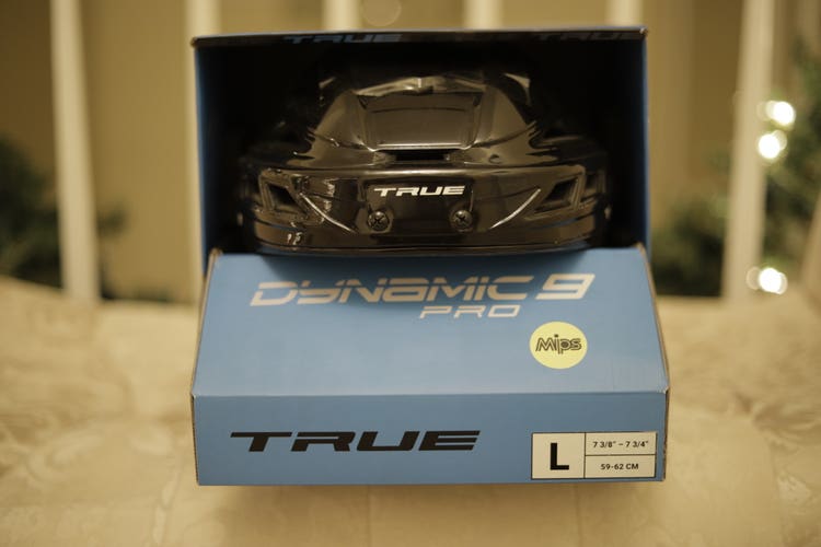 New Large Senior True Dynamic 9 Pro Helmet - Black