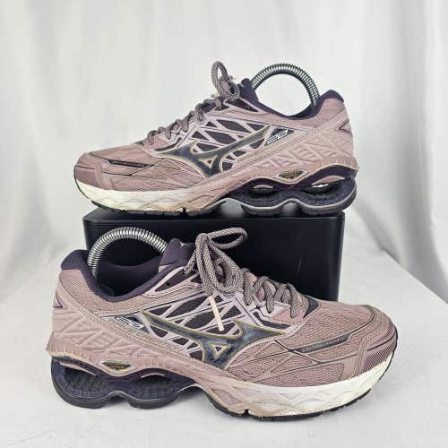 Mizuno Womens Wave Creation 20 Purple Running Comfort Shoes Sneakers Size 8