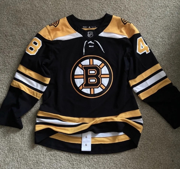Boston Bruins Matt Grzelcyk Authentic Adidas Jersey (Size 50) - Originally $240