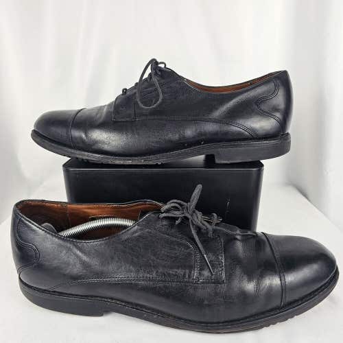 Allen Edmonds Men's Memphis Cap Toe Oxfords with Rubber Sole Shoes Black 13 D