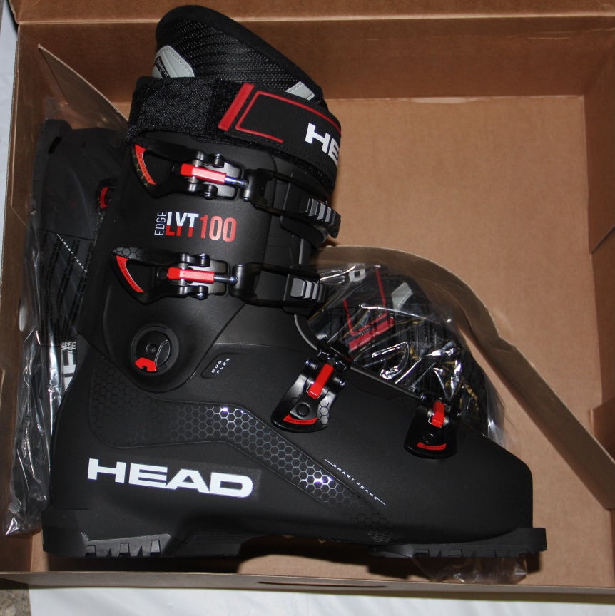 NEW HEAD mens Edge LYT 100 Ski Boots  size 29.5 mondo / US about 11.5