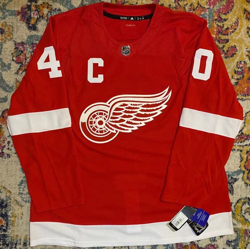 Adidas Authentic Adizero NHL Jersey Detroit Red Wings ZETTERBERG Red Size 56
