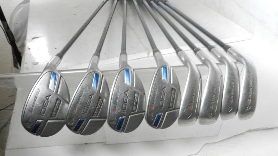 Adams Golf IDEA A70S Hybrid Iron 8 Golf Club Men's Set 3-PW Graphite Shafts RH