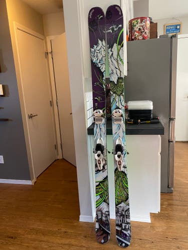 Used Unisex K2 189 cm All Mountain obsethed Skis With Bindings
