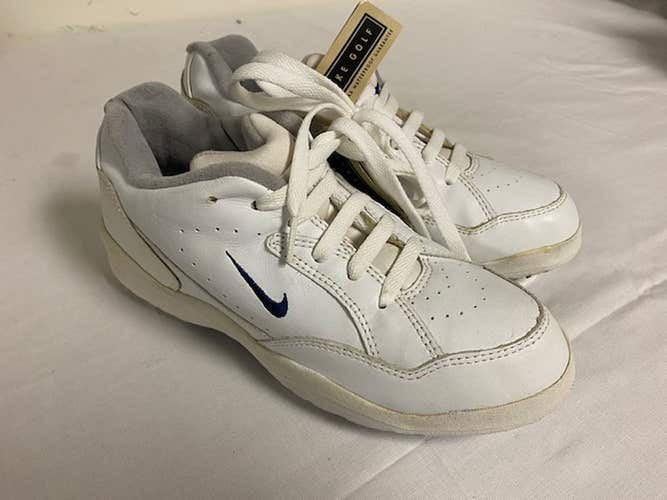 Nike Women's Air Carry Golf Shoes (White/Navy/Zen Grey, 7 Medium) OUT OF BOX NSW