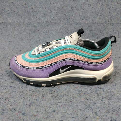 Nike Air Max 97 Girls Running Shoes Size 6.5Y Have A Nike Day Low Top 923288-500