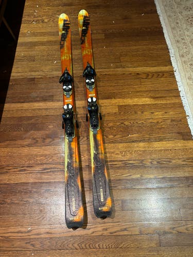 Used Salomon 175 cm Scream 10P Hot skis With Bindings