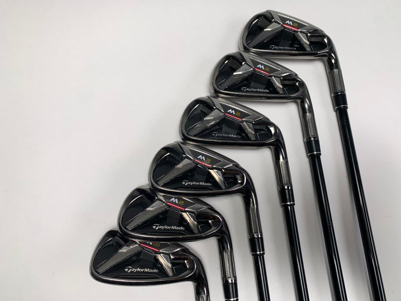 Taylormade M2 Iron Set 5-PW REAX 55g Senior Graphite Mens RH -1/2