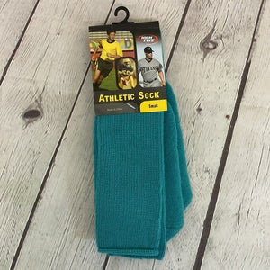 High Five Adult 28030 Size Small Teal Multi Sport Athletic Socks NWT