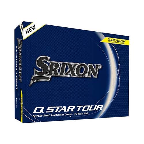 Srixon Q-Star Tour Series Golf Balls - New 2024 Model - TOUR YELLOW