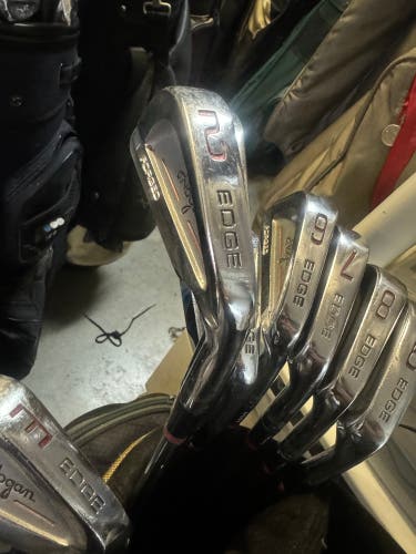 Hogan Edge Irons 9 Pc Set In RH 2 up to E wedge  Graphite and steel shafts  Used conditions