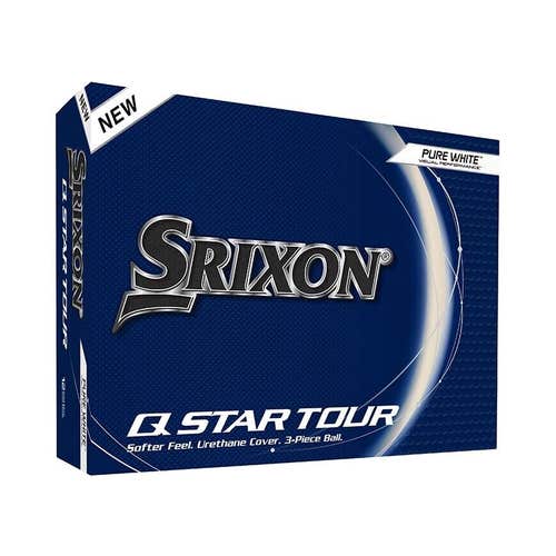 Srixon Q-Star Tour Series Urethane Golf Balls - New 2024 Model - WHITE