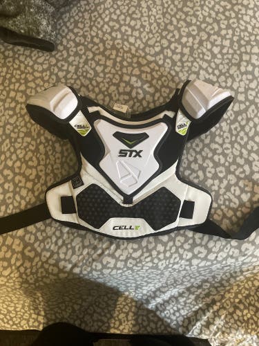 Used Large STX Cell V Shoulder Pads