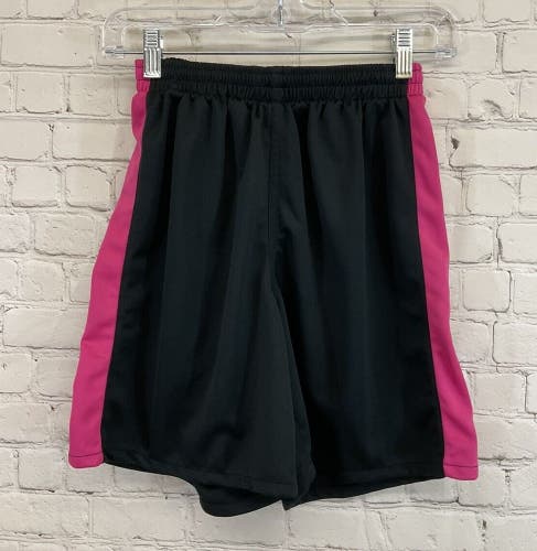 High Five Adult Unisex Odyssey Size Small Black Hot Pink Soccer Shorts New