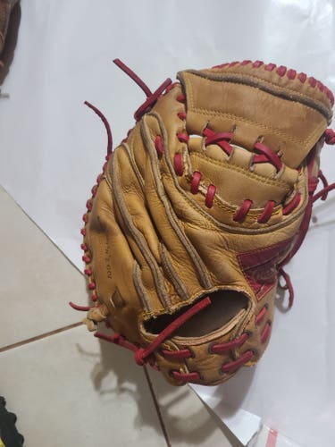 Used Right Hand Throw Rawlings Catcher's Baseball Glove 33.5"