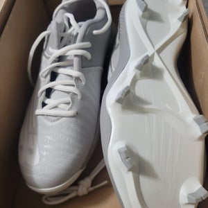 Gray New Men's Size 8.0 (Women's 9.0) Molded Cleats New Balance Low Top