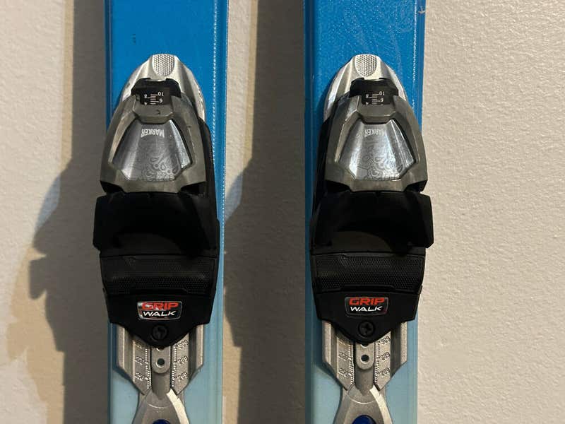 K2 Luv 75 Women's Rocker All-Mountain Downhill Skis 156 cm Marker