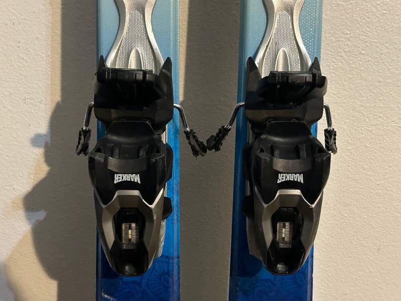 K2 Luv 75 Women's Rocker All-Mountain Downhill Skis 156 cm Marker
