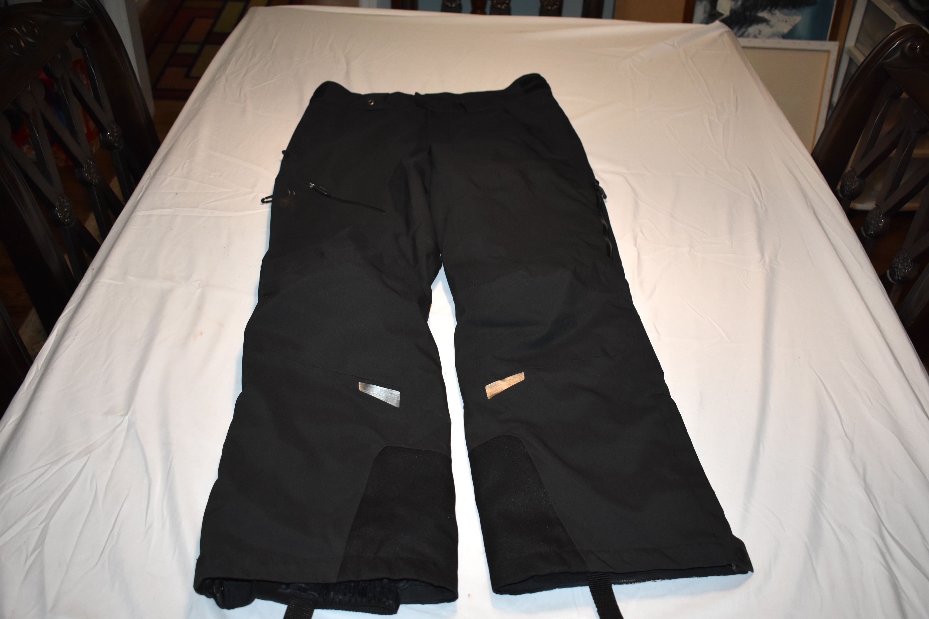 Spyder Spylon Xtl 20/20 Thinsulate Ski Pants, Black, Men's Medium - Great Condition!