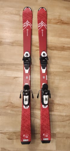 Used Salomon QST Lux Jr. downhill skiis with L6 Grip walk bindings