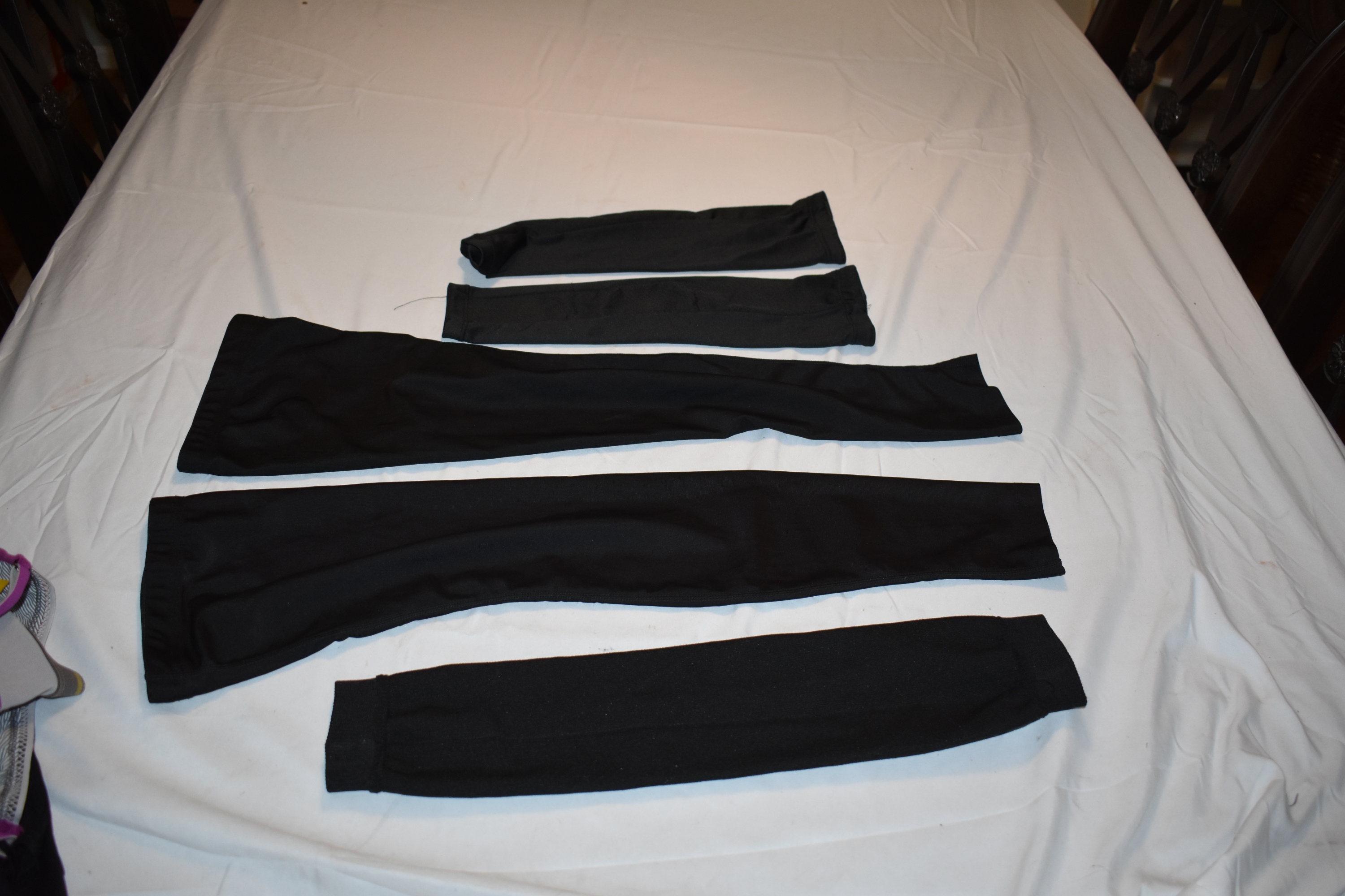 Compression Sleeve Lot - Arm and Leg Sleeves, Black