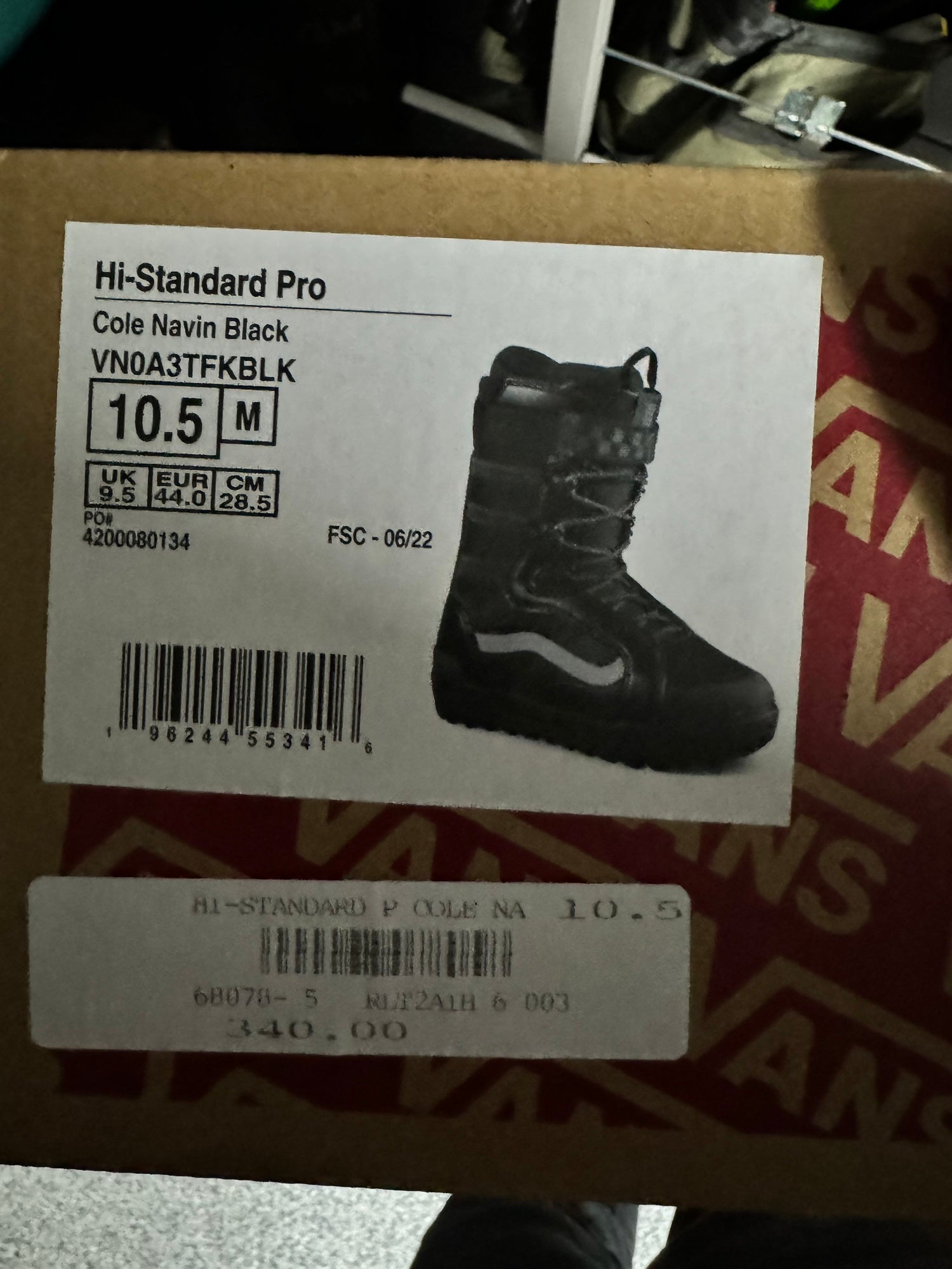 Cole Navin Vans Snowboard Boots Size SidelineSwap Buy and