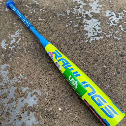 NEW! 2018 Rawlings Quatro 30/20 (-10) Glowstick USABat Baseball Bat