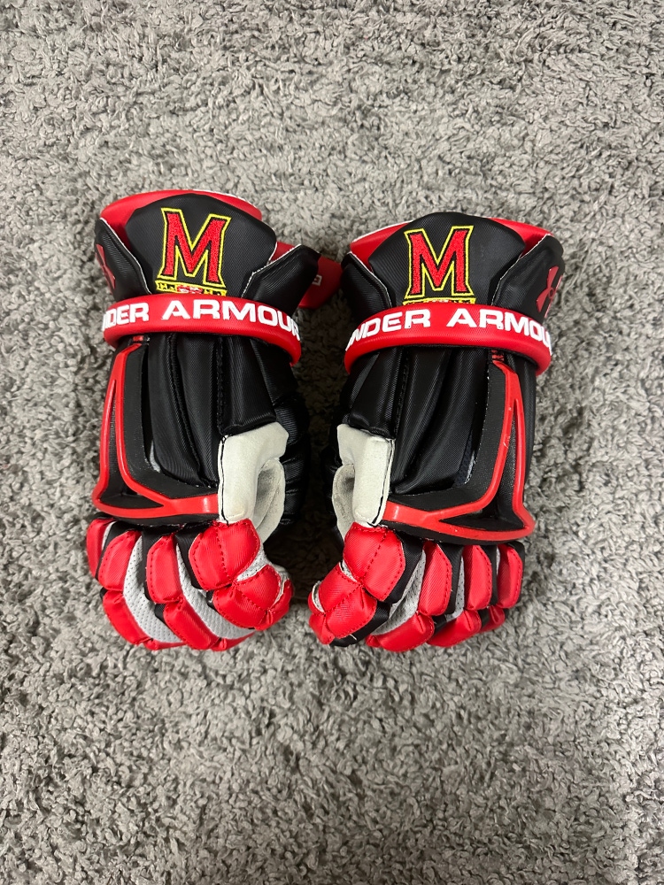 Barely Used Maryland Lacrosse Under Armour Gloves