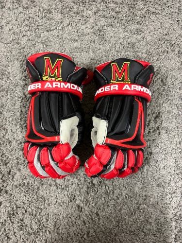 Barely Used Maryland Lacrosse Under Armour Gloves