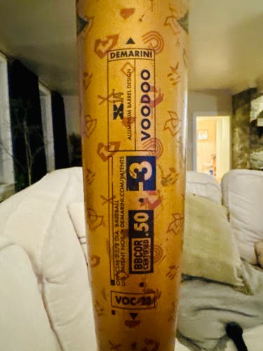 2023 GOLD DeMarini VOODOO One BBCOR 32" 29oz