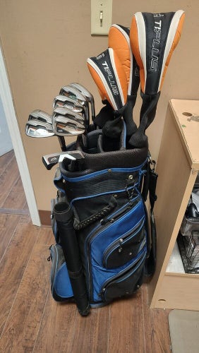 Acuity Ti Plus 13 Piece Regular Flex Complete Golf Set w Cart Bag