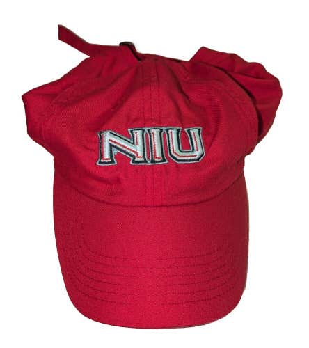 NIU Northern Illinois Huskies Hat - Adjustable Relaxed Fit Red Top Of The World