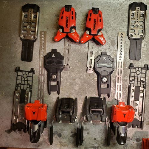 Used Atomic Racing Ski Bindings Max Din 16