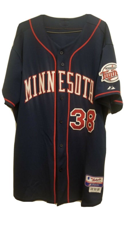 2008 Team Issued Majestic Minnesota Twins Phillip Humber Alternate Road Jersey Size 50