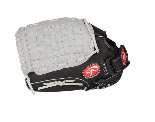 New Rawlings Sure Catch Softball Glove 13" LHT left hand series leather black