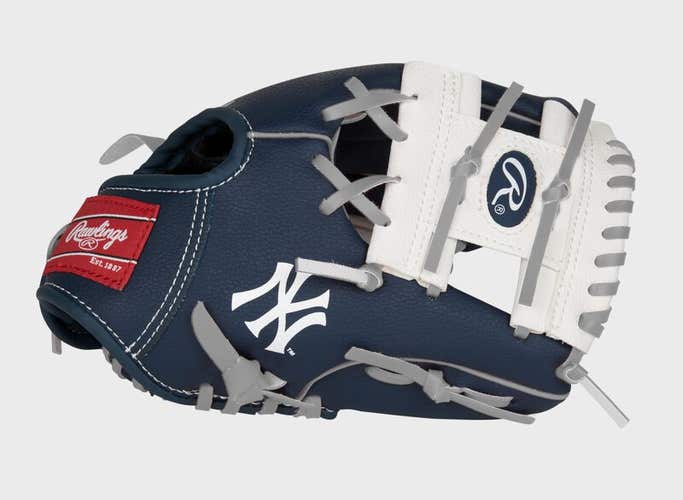 New Rawlings MLB Team Youth Baseball Glove 10" - Yankees