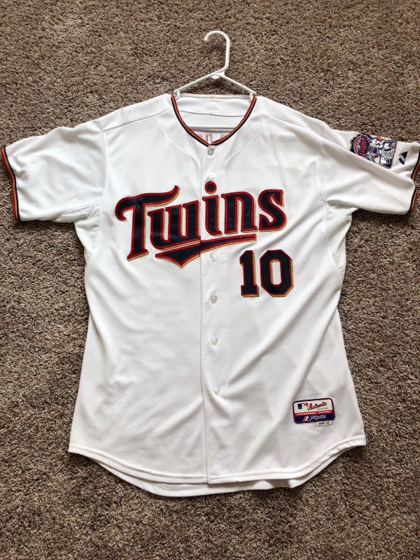 Authentic Majestic Cool Base Minnesota Twins Tom Kelly Home Jersey-48 (XL)