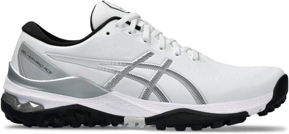 Asics Gel Kayano Ace 2 Golf Shoes - Spikeless Golf Shoes - WHITE / BLACK