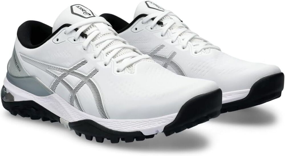 Asics Gel Kayano Ace 2 Golf Shoes - Spikeless Golf Shoes - WHITE / BLACK